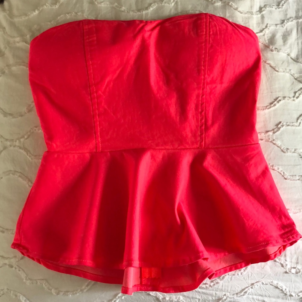 Bright Strapless Tank Top